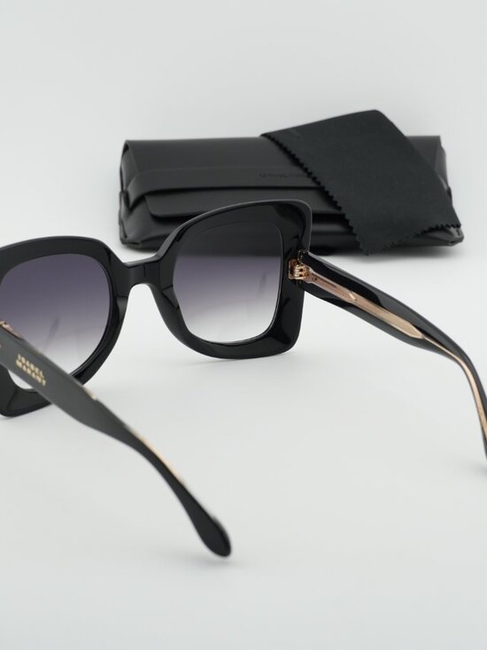 Isabel Marant IM 0120/S 0807 9O Square Sunglasses - Black/Grey